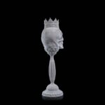 Halloween Tischlampe „Kerzenhalter – gruselige Totenköpfe“ – 3D-Druck Made in Germany