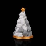 Tischlampe „Bären-Christbaum“ – 3D-Druck Made in Germany | Teelichthalter