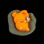 Figur – schlafende Katze – 3D-Druck in Germany