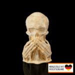 Totenkopf Trio Figur - Mystische Deko für Dein Zuhause - Seitenansicht | 3D-Druck