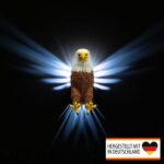 Wandlampe „Adler mit Farbe“ – 3D-Druck Made in Germany