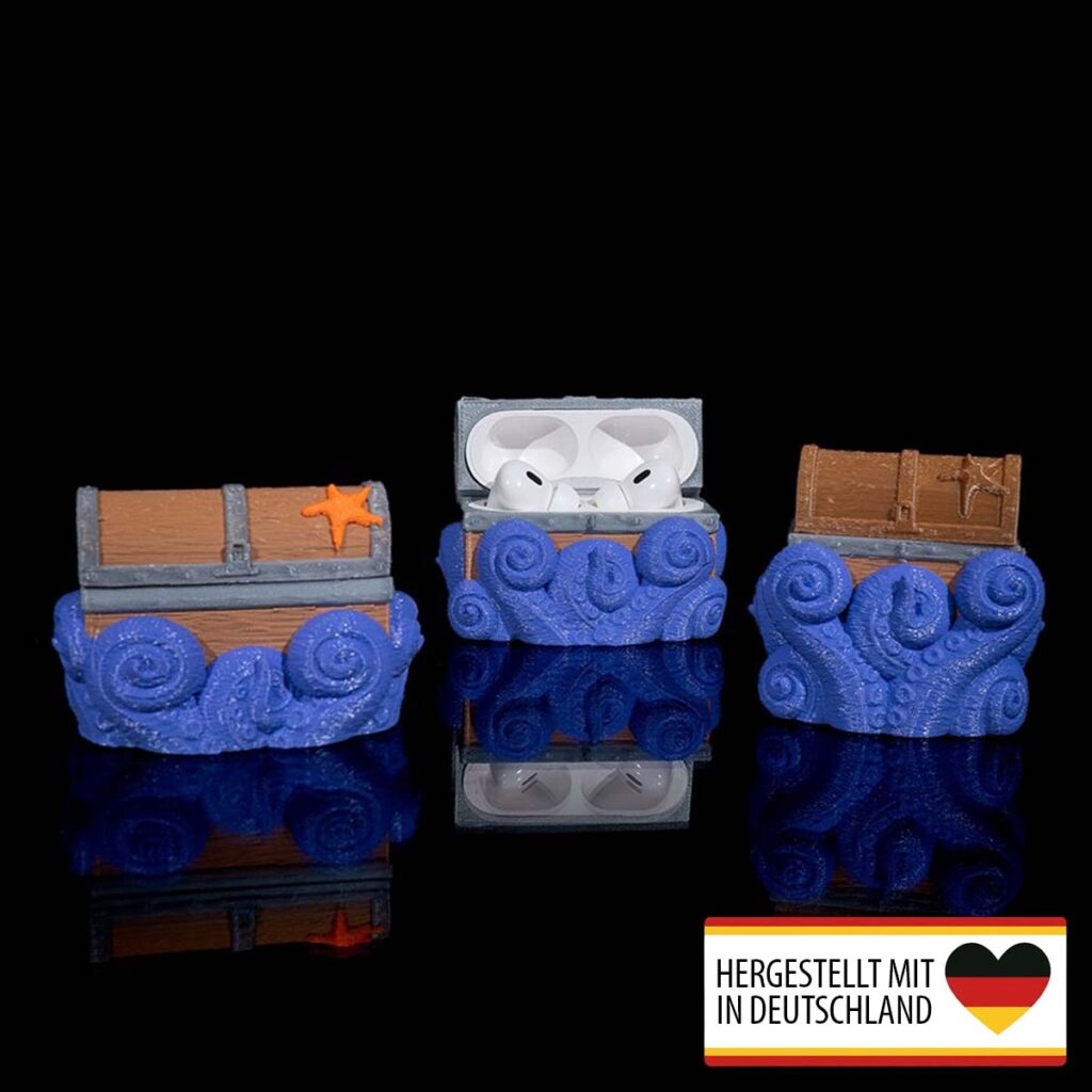 AirPods Case Oktopus | Lustige 3D-Hülle Made in Germany