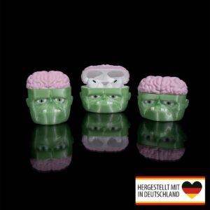 AirPods Case Zombie – 3D-gedruckte Hülle mit Gehirn-Design