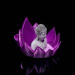 Backflow Räucherkegel Buddha Lotus – 3D-Druck Made in Germany