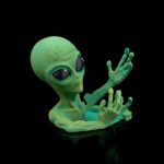 Buchstütze Alien – 3D Druck aus Deutschland