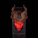 Buchstütze Dämon Succubus – 3D-Druck aus Deutschland
