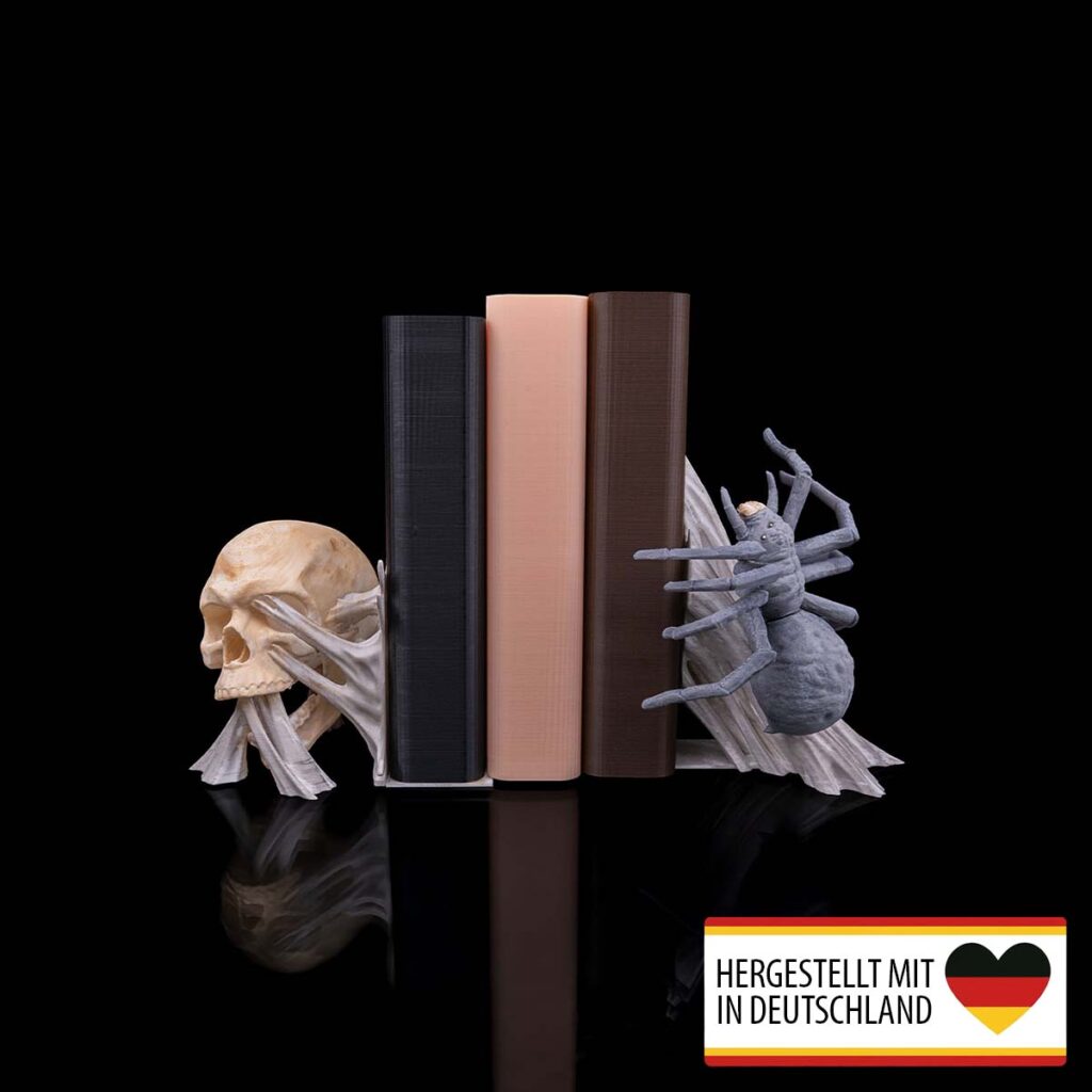 Buchstütze Horror – 3D-Druck aus Deutschland