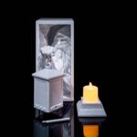 Buchstütze Zauberer Laterne – 3D-Druck aus Deutschland