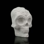 Wandlampe und Steckdosenlampe „Calavera Totenkopf“ – 3D-Druck Made in Germany