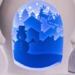 Diorama Eisbär – festliche Weihnachtsdeko aus 3D-Druck