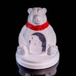 Diorama Eisbär – festliche Weihnachtsdeko aus 3D-Druck