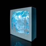 Diorama Halloween Friedhof – beleuchtete Halloween-Deko aus 3D-Druck