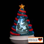 Diorama Weihnachtsbaum – beleuchtete Weihnachtsdeko aus 3D-Druck
