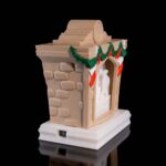 Diorama Weihnachtsmann Kamin – beleuchtete Weihnachtsdeko aus 3D-Druck