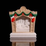 Diorama Weihnachtsmann Kamin – beleuchtete Weihnachtsdeko aus 3D-Druck