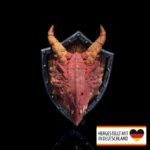 Wanddeko Feuerdrachen Trophäe - Mystische Aura für Dein Zuhause