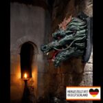 Wanddeko Trophäe Drachenkopf - Mystisches Highlight für Dein Zuhause