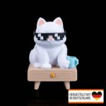 Figur – Coole Katze – 3D-Druck in Germany