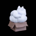 Figur – Katze im Karton – 3D-Druck in Germany