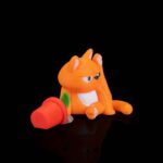 Figur Katze mit Blumentopf – 3D-Druck in Germany