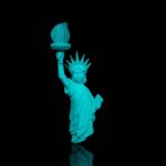 Wandlampe „Freiheitsstatur“ – 3D-Druck Made in Germany