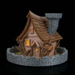 Backflow Räucherkegel Geisterhaus Räucherkegel | 3D-Druck Made in Germany