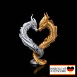 Geschenk Valentinstag Drachen Figur – Drachenliebe – 3D Druck Made in Germany