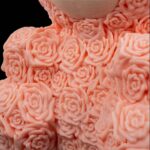 Geschenk Valentinstag Figur – Rosenbär – 3D Druck Made in Germany