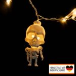 Halloween Skelett Lichterketten-Aufsatz – 3D-Druck Figur (10er Set)