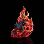 Halloween Tischlampe „Brennender Totenkopf“ – Teelichthalter aus dem 3D-Druck Made in Germany