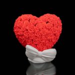 Tischlampe „Herzrosen“ – 3D-Druck Made in Germany | Rosen Herz Lampe