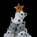 Tischlampe „Katzen- Tannenbaum“ – 3D-Druck Made in Germany | Teelichthalter