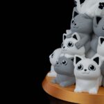 Tischlampe „Katzen- Tannenbaum“ – 3D-Druck Made in Germany | Teelichthalter