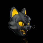 Wandlampe und Steckdosenlampe „Katze“ – 3D-Druck Made in Germany