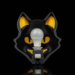 Wandlampe und Steckdosenlampe „Katze“ – 3D-Druck Made in Germany