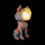 Kinderzimmerlampen Nachtlicht Stehlampe „Mecha Hund“ – 3D-Druck in Germany
