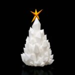 Tischlampe „Kristall Tannenbaum“ – 3D-Druck Made in Germany | Teelichthalter