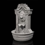 Backflow Räucherkegel Löwenkopf Brunnen | 3D-Druck Made in Germany