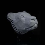 Wandlampe „Löwenkopf“ – 3D-Druck Made in Germany