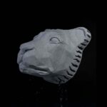 Wandlampe „Löwenkopf“ – 3D-Druck Made in Germany