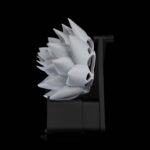 Wandlampe „Lotus“ – 3D-Druck Made in Germany