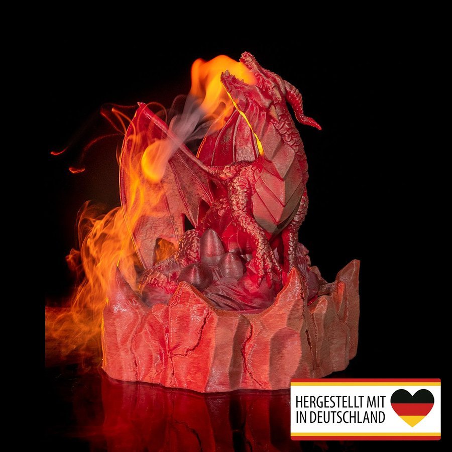 Luftbefeuchter Drache - Handbemalte Kunst