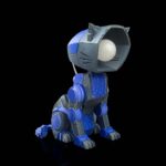 Kinderzimmerlampen Nachtlicht Stehlampe „Mecha Katze“ – 3D-Druck in Germany