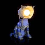 Kinderzimmerlampen Nachtlicht Stehlampe „Mecha Katze“ – 3D-Druck in Germany