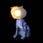 Kinderzimmerlampen Nachtlicht Stehlampe „Mecha Katze“ – 3D-Druck in Germany