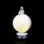 Kinderzimmerlampen Nachtlicht Stehlampe „Mond Astronaut“ – 3D-Druck in Germany