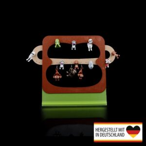 Elegantes Ohrring Display aus nachhaltigem PLA