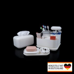 Vielseitiger Organizer für das Badezimmer aus nachhaltigem PLA