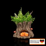 Pflanztopf schlafender Drache - Mystische Garten-Deko