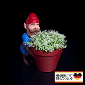 Dekorativer Pflanztopf Gartenzwerg für den Garten
